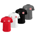 Kit 4 Camisas Masculinas TechFit Malha Fria Anti-Suor Proteção Solar Internacional