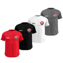 Kit 4 Camisas Masculinas TechFit Malha Fria Anti-Suor Proteção Solar Vitória