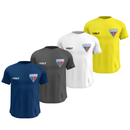 Kit 4 Camisas Masculinas TechFit Malha Fria Anti-Suor Proteção Solar Fortaleza