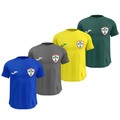 Kit 4 Camisas Masculinas TechFit Malha Fria Anti-Suor Proteção Solar Portuguesa