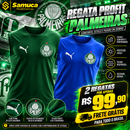Kit 2 Regatas Masculinas Profit Malha Fria Anti-Suor Proteção Solar Palmeiras
