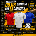 PROMOÇÃO 08.08 Kit 3 Camisas Techfit Masculinas Puma Malha Fria + Frete Grátis