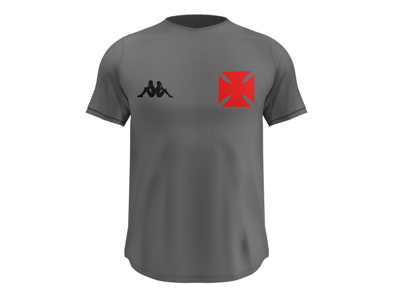 Camisa Masculina TechFit Malha Fria Anti-Suor Proteção Solar Vasco Cruz