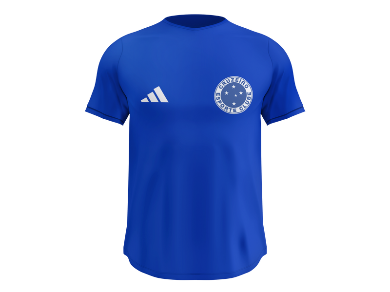 Camisa Masculina TechFit Malha Fria Anti-Suor Proteção Solar Cruzeiro