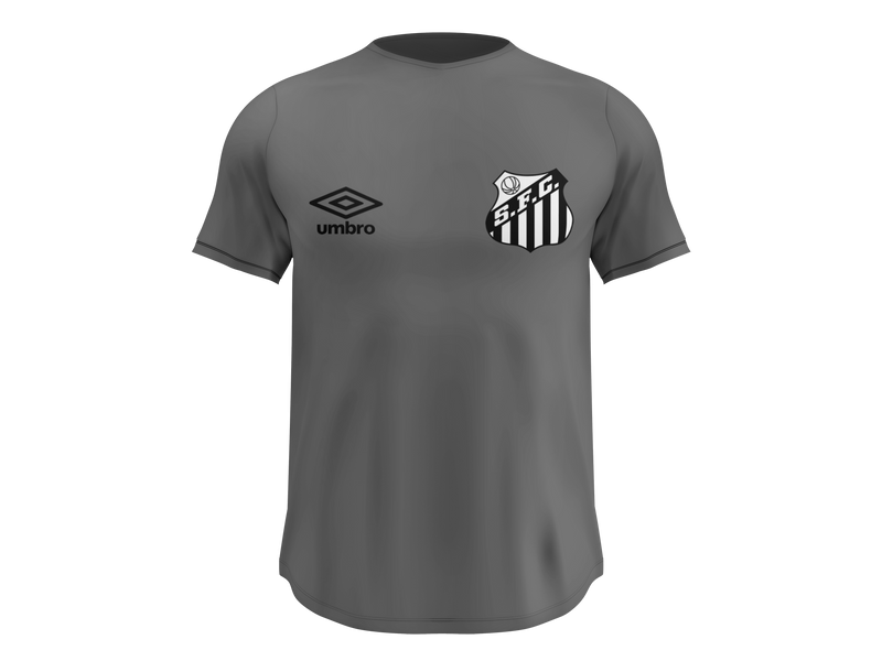 Camisa Masculina TechFit Malha Fria Anti-Suor Proteção Solar Santos