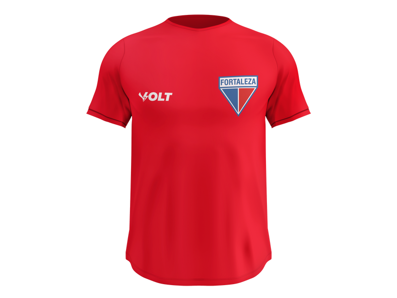 Camisa Masculina TechFit Malha Fria Anti-Suor Proteção Solar Fortaleza