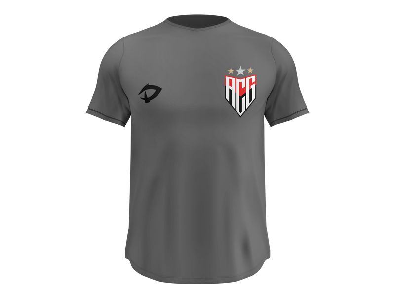 Camisa Masculina TechFit Malha Fria Anti-Suor Proteção Solar Atlético GO
