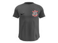 Camisa Masculina TechFit Malha Fria Anti-Suor Proteção Solar Corinthians
