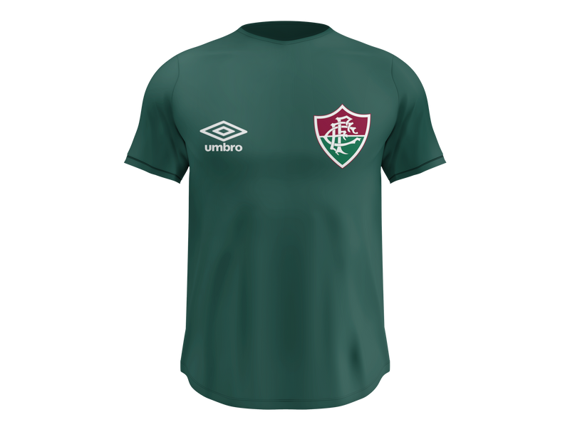 Camisa Masculina TechFit Malha Fria Anti-Suor Proteção Solar Fluminense