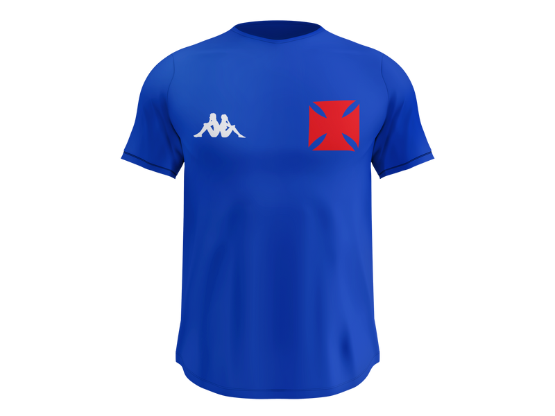 Camisa Masculina TechFit Malha Fria Anti-Suor Proteção Solar Vasco Cruz