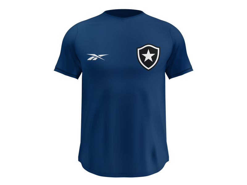 Camisa Masculina TechFit Malha Fria Anti-Suor Proteção Solar Botafogo