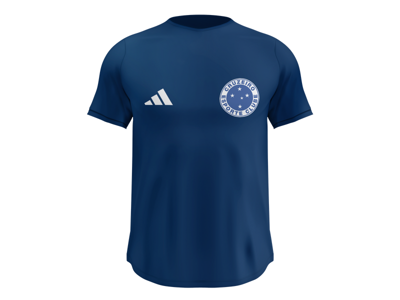 Camisa Masculina TechFit Malha Fria Anti-Suor Proteção Solar Cruzeiro