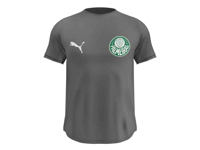Camisa Masculina TechFit Malha Fria Anti-Suor Proteção Solar Palmeiras