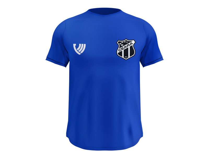 Camisa Masculina TechFit Malha Fria Anti-Suor Proteção Solar Ceará