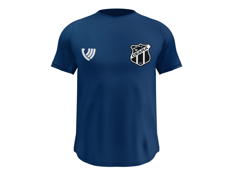 Camisa Masculina TechFit Malha Fria Anti-Suor Proteção Solar Ceará