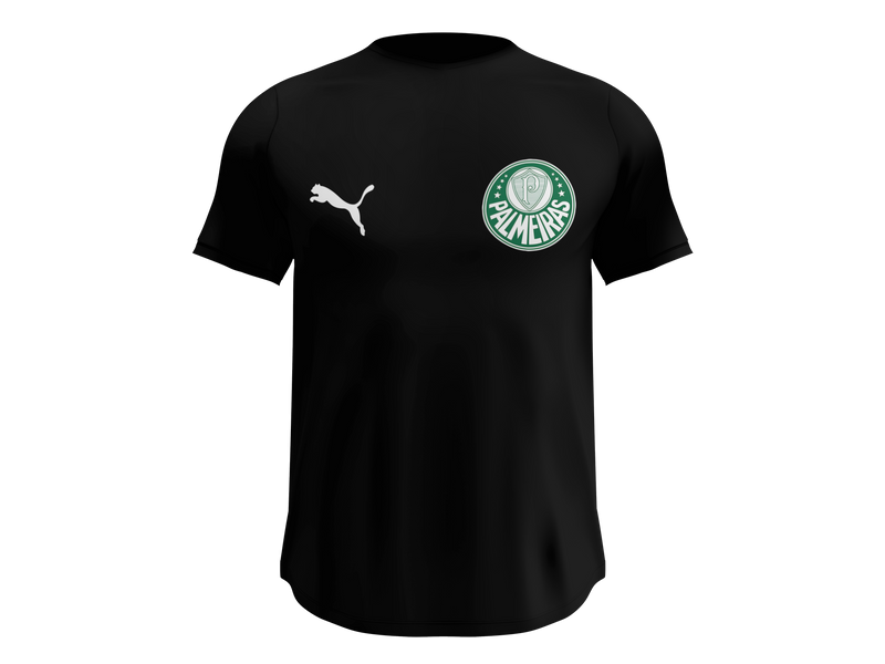 Camisa Masculina TechFit Malha Fria Anti-Suor Proteção Solar Palmeiras