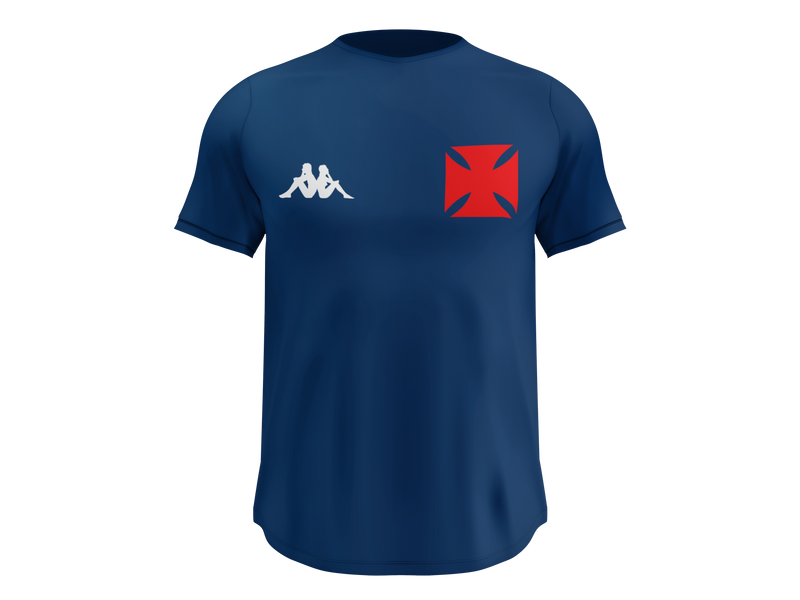 Camisa Masculina TechFit Malha Fria Anti-Suor Proteção Solar Vasco Cruz