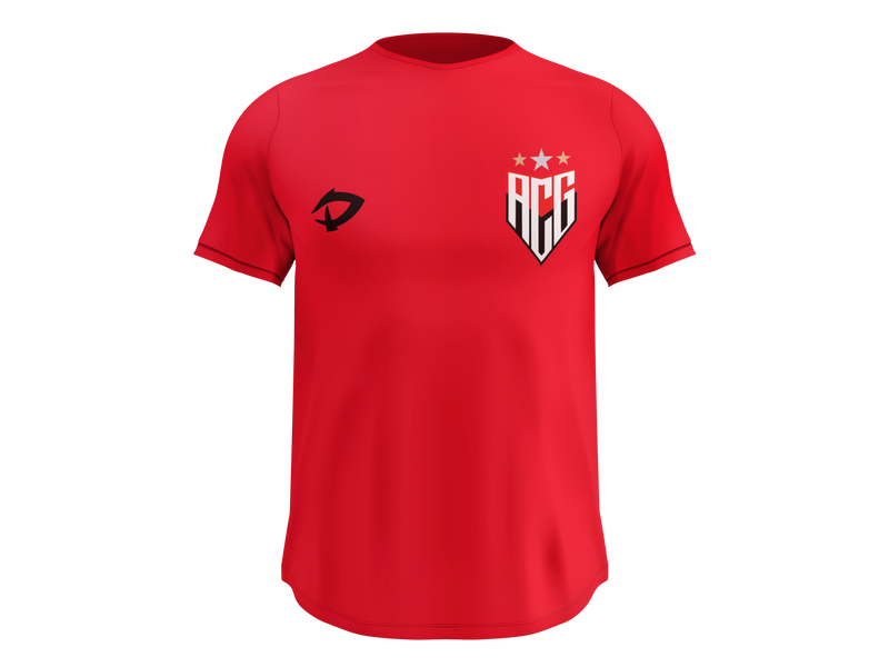 Camisa Masculina TechFit Malha Fria Anti-Suor Proteção Solar Atlético GO