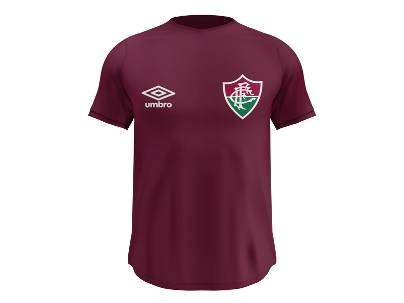 Camisa Masculina TechFit Malha Fria Anti-Suor Proteção Solar Fluminense
