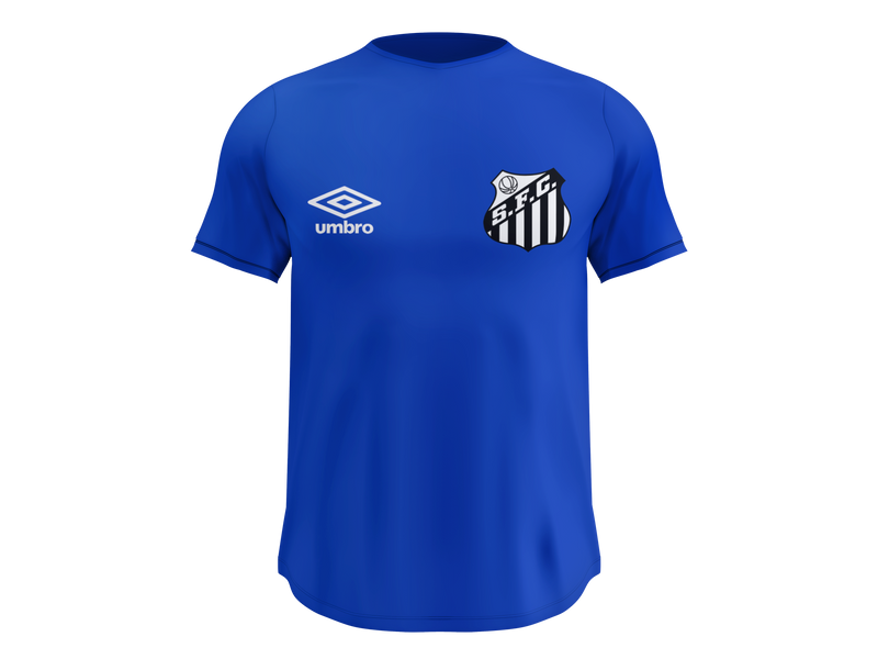 Camisa Masculina TechFit Malha Fria Anti-Suor Proteção Solar Santos